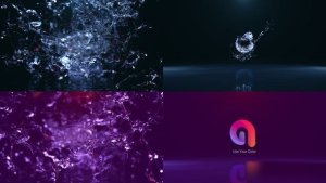 Videohive Liquid Water Logo Logo Stings template preview