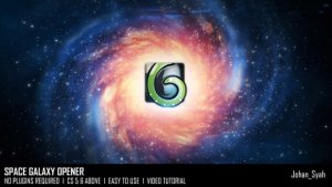 Videohive Space Galaxy Opener Openers template preview