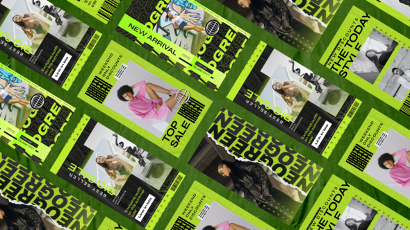 Videohive Neogreen Fashion Instagram Stories Product Promo template preview