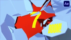 Videohive Crash Count Unveil Video Displays template preview