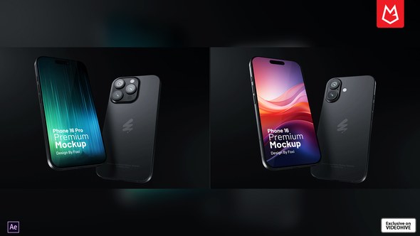 Videohive App Promo Mockup Phone 16 Pro Product Promo template preview