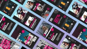 Videohive Fract Urban Streetwear Instagram Reel Product Promo template preview
