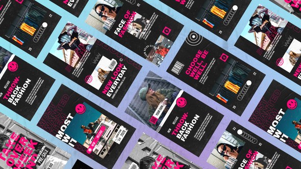 Videohive Fract Urban Streetwear Instagram Reel Product Promo template preview