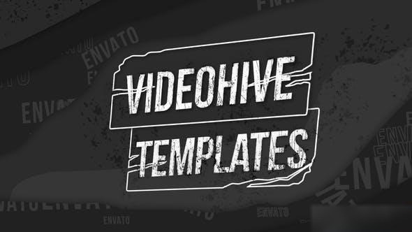 Videohive Grunge Intro & Logo Title Reveal Logo Stings template preview