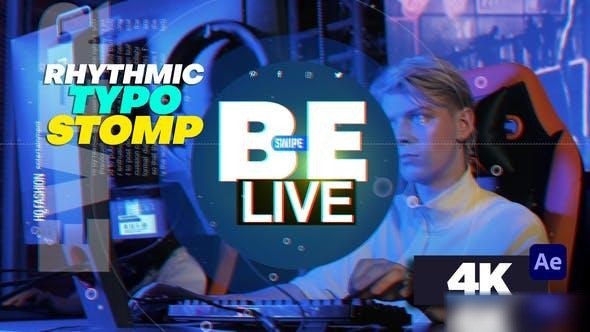 Videohive Rhythmic Typo Stomp 33506162 Openers template preview