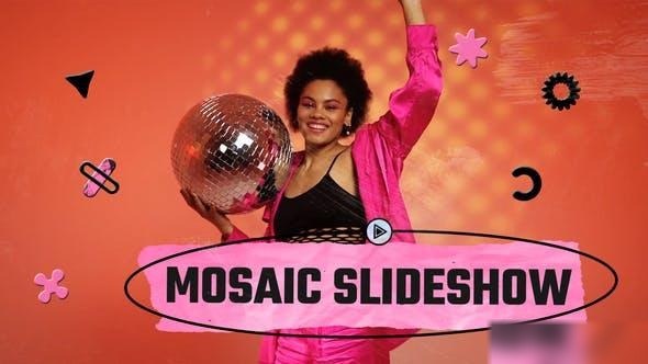 Videohive Cool Mosaic Slideshow Openers template preview
