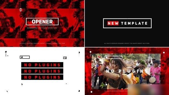 Videohive Dynamic Intro And Opener Openers template preview