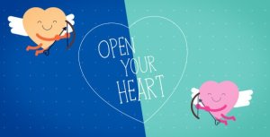 Funny Valentines Card Video Displays template preview