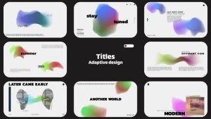 Videohive Resizable Titles / AE Titles template preview