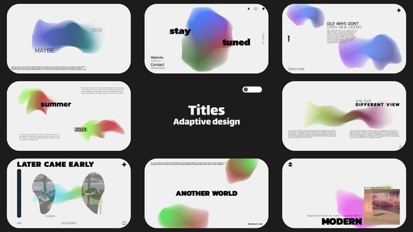 Videohive Resizable Titles / AE Titles template preview