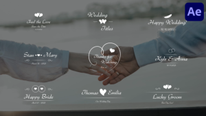 Videohive Elegant Wedding Titles for After Effects Titles template preview