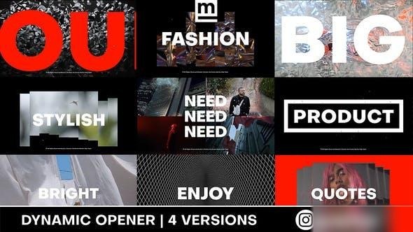 Videohive Dynamic Typography Opener 31479910 Openers template preview