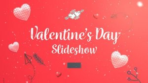 Valentines Day Slideshow Premiere Pro template preview