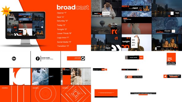 Videohive Tv Identity Broadcast Pack Broadcast-packages template preview