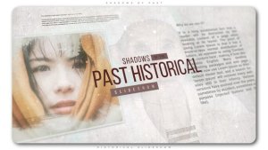 Videohive Shadows of Past Historical Slideshow Openers template preview
