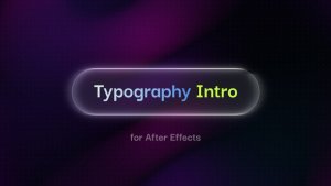 Videohive Typography Intro 59341465 Titles template preview