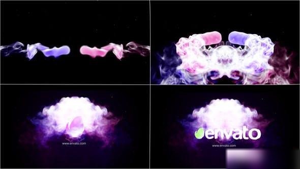 Videohive Color Smoke Logo Logo Stings template preview