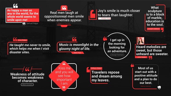 Videohive Smart Quotes Titles Elements template preview