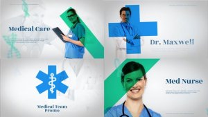 Videohive Medico - Medical Team Promo Video Displays template preview