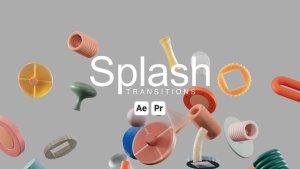 Videohive Splash Transitions Elements template preview
