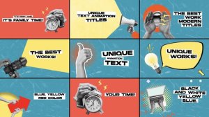 Videohive Modern Titles | After Effects 57303519 Titles template preview