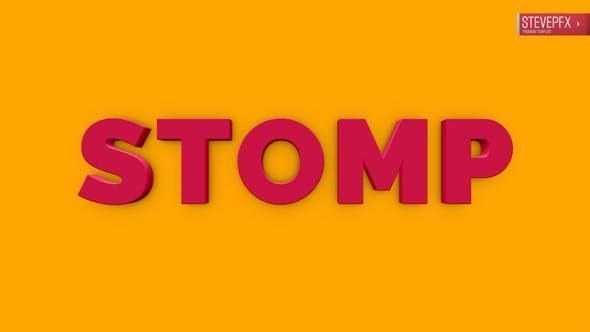 Videohive 3D Stomp Openers template preview