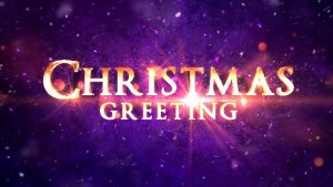 Christmas Greeting Titles Video Displays template preview