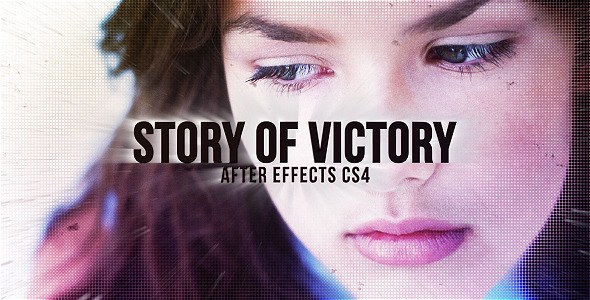 Videohive Story Of Victory Video Displays template preview