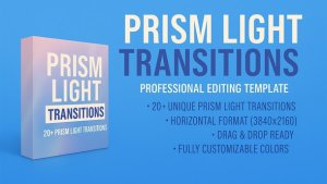Videohive Prism Distorition Glass Transition Boundle Elements template preview