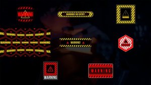Videohive Warning | After Effects Elements template preview