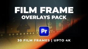 Film Frame Overlays Pack Premiere Pro template preview