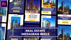 Real Estate Instagram Reels After Effects Template MOGRT for Premier Pro Premiere Pro template preview