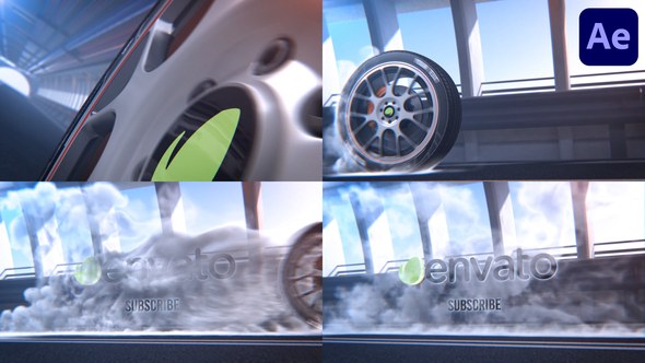 Videohive Burnout Logo Reveal for After Effects Logo Stings template preview