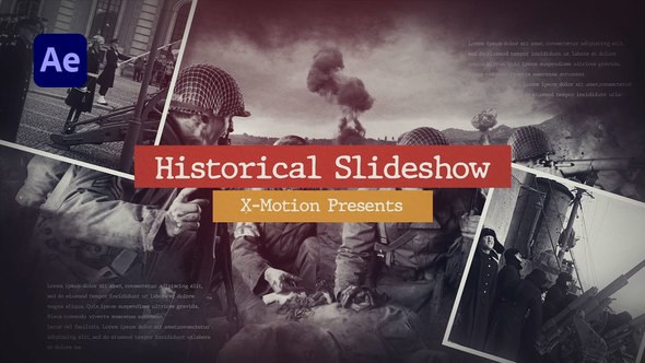 Videohive Historical Moments || Historical Slideshow Video Displays template preview