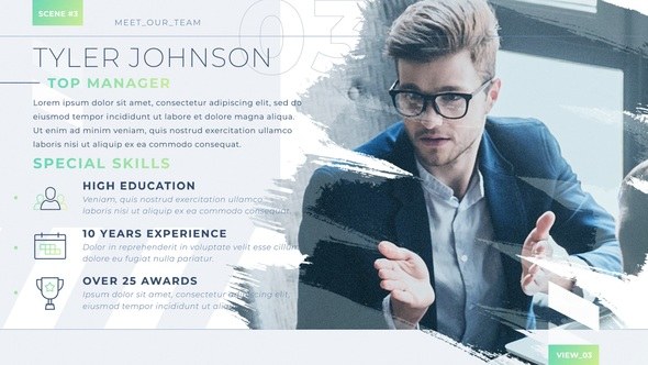 Videohive Modern Promotion Corporate Video Displays template preview