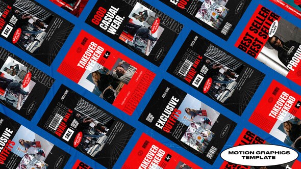Kofera Hypebeast Instagram Stories | Mogrt Premiere Pro template preview