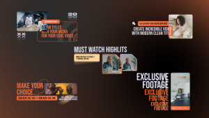 Videohive Minimal Lower Thirds Collection Elements template preview
