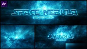 Videohive Nebula Space Logo Reveal Openers template preview