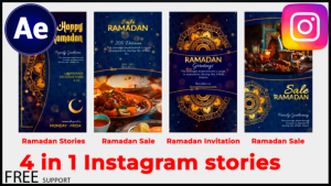Videohive Ramadan Stories Instagram | Ramadan Sale Instagram Ramadan template preview