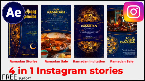 Videohive Ramadan Stories Instagram | Ramadan Sale Instagram Ramadan template preview