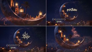 Ramadan Kareem & Eid Mubarak Openers template preview