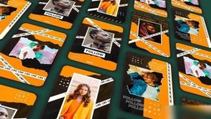 Videohive Paper Instagram Frame After Effects Template Elements template preview