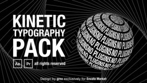 Videohive Kinetic Typography Titles Titles template preview