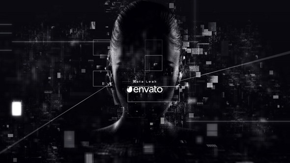 Videohive Data Leak Video Displays template preview