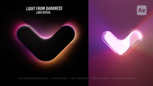 Videohive Light Logo - Logo Reveal Logo Stings template preview