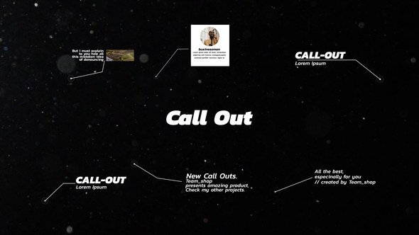 Videohive Call Out | After Effects Titles template preview