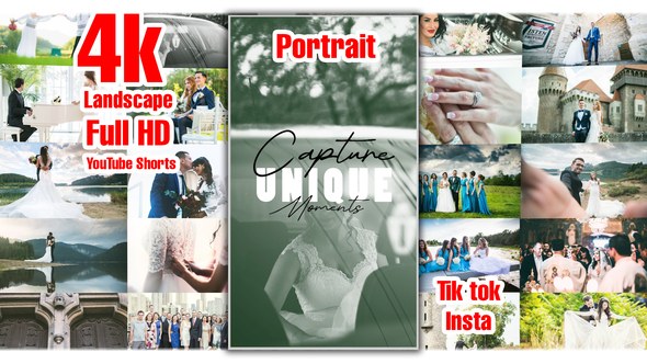 Videohive Elegant Wedding Intro Reel Broadcast-packages template preview