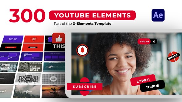 Videohive Youtube Elements | After Effects Elements template preview