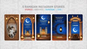 Ramadan Stories Openers template preview