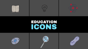 Videohive Science Education Icons for After Effects Elements template preview